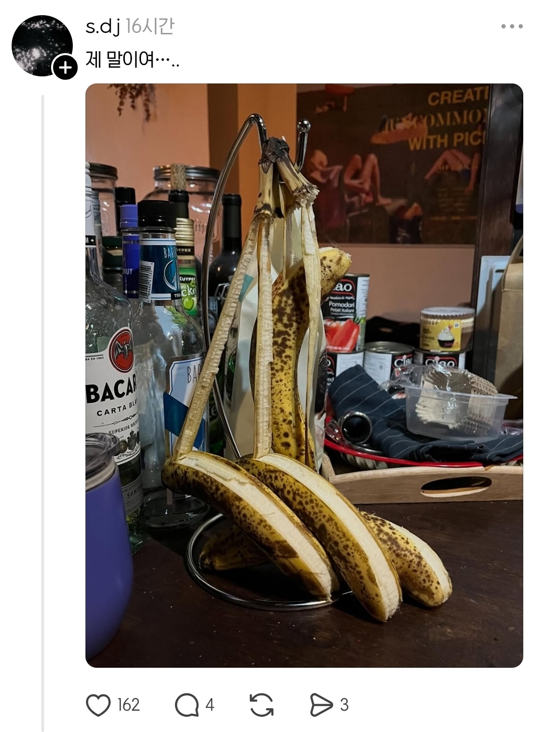 바나나 걸어 놓으면 오래 간다면서요... | 인스티즈