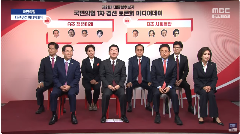 국민의 힘 대선토론 조편성 | 인스티즈