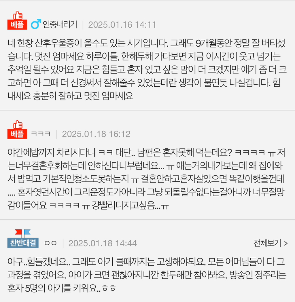 결혼 후회는안하는데 힘들어요ㅠ 혼자 편하게 사는 사람들이 너무 부러워요ㅠㅠㅠㅠ | 인스티즈