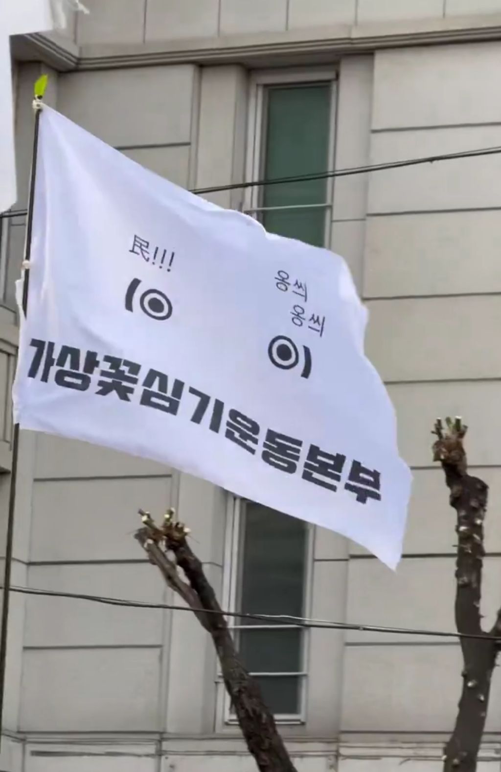 탄핵 시위= 대짱잼 깃발 대회 | 인스티즈