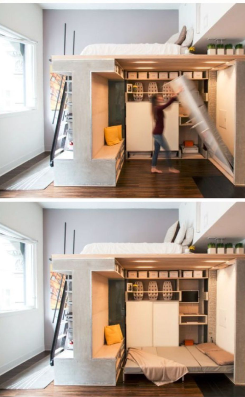 공간활용으로 좋을것 같은 접었다 펴는 접이식 침대 | 인스티즈