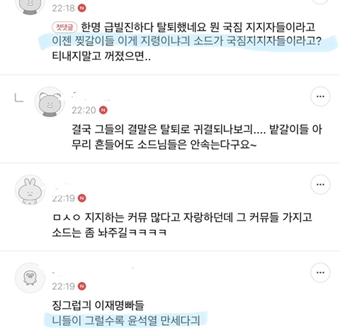 오늘도 윤석열 만세지만 국짐지지자는 아니라는 소드 | 인스티즈