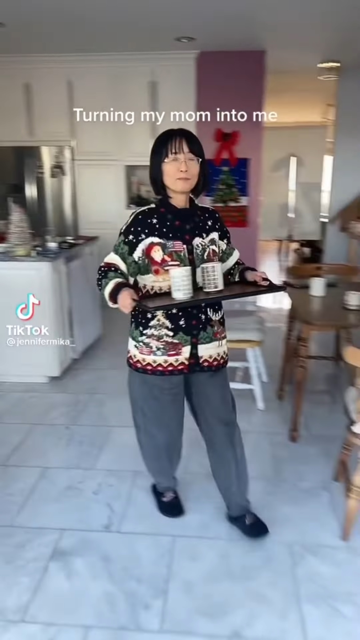 [틱톡] 외국 딸랑구들의 우리 엄마 ��‍👧나처럼 옷 입히기 👗 | 인스티즈