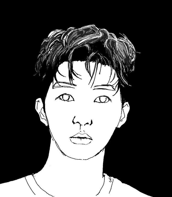 어느 트위터리안이 그린 K-POP 남자 가수들 | 인스티즈