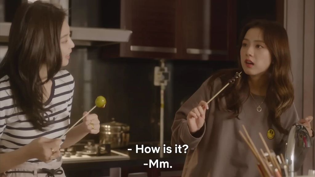 블랙핑크 지수 성격이 보이는 탕후루 만들면서 영어하기 | 인스티즈