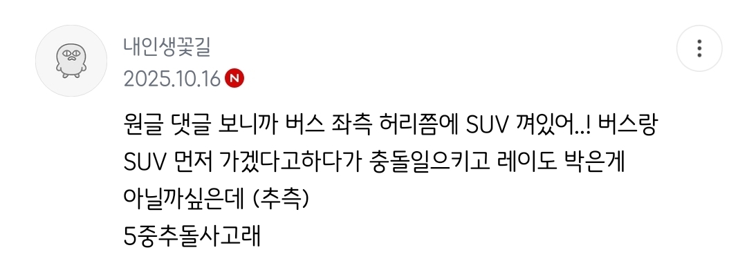 상습 불법주차 하다가 쿠킹호일이 되어버린 레이 | 인스티즈