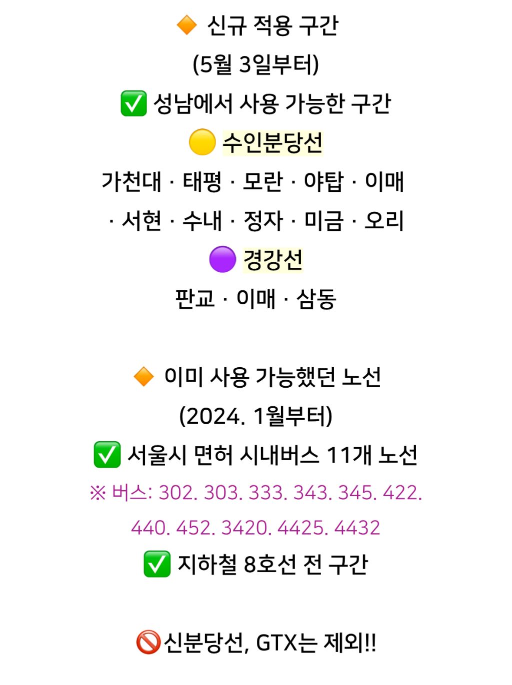 기후동행카드 성남&서울 지하철 월 65,000원 무제한 이용 (5/3 부터) | 인스티즈