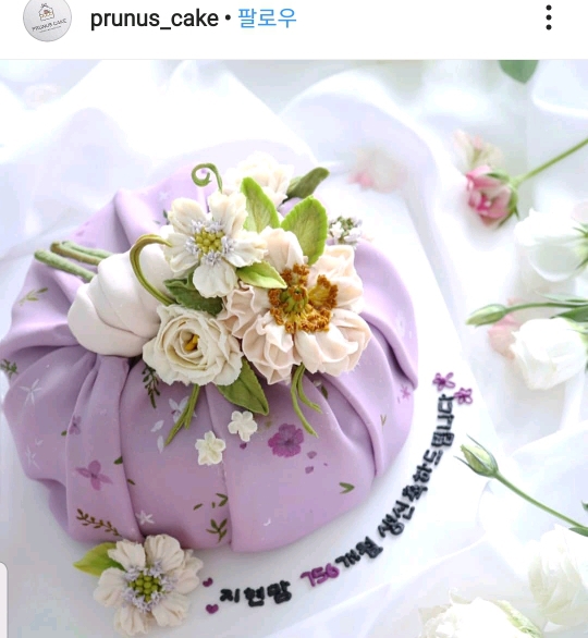 앙금케이크의 새로운 장르 앙금 보자기 케이크!! | 인스티즈