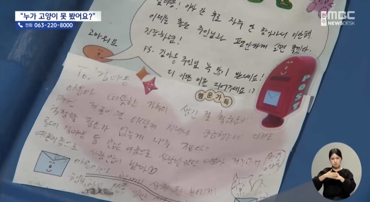 '눈먼 길고양이' 구조작전.. 훈훈한 쪽지 릴레이 | 인스티즈