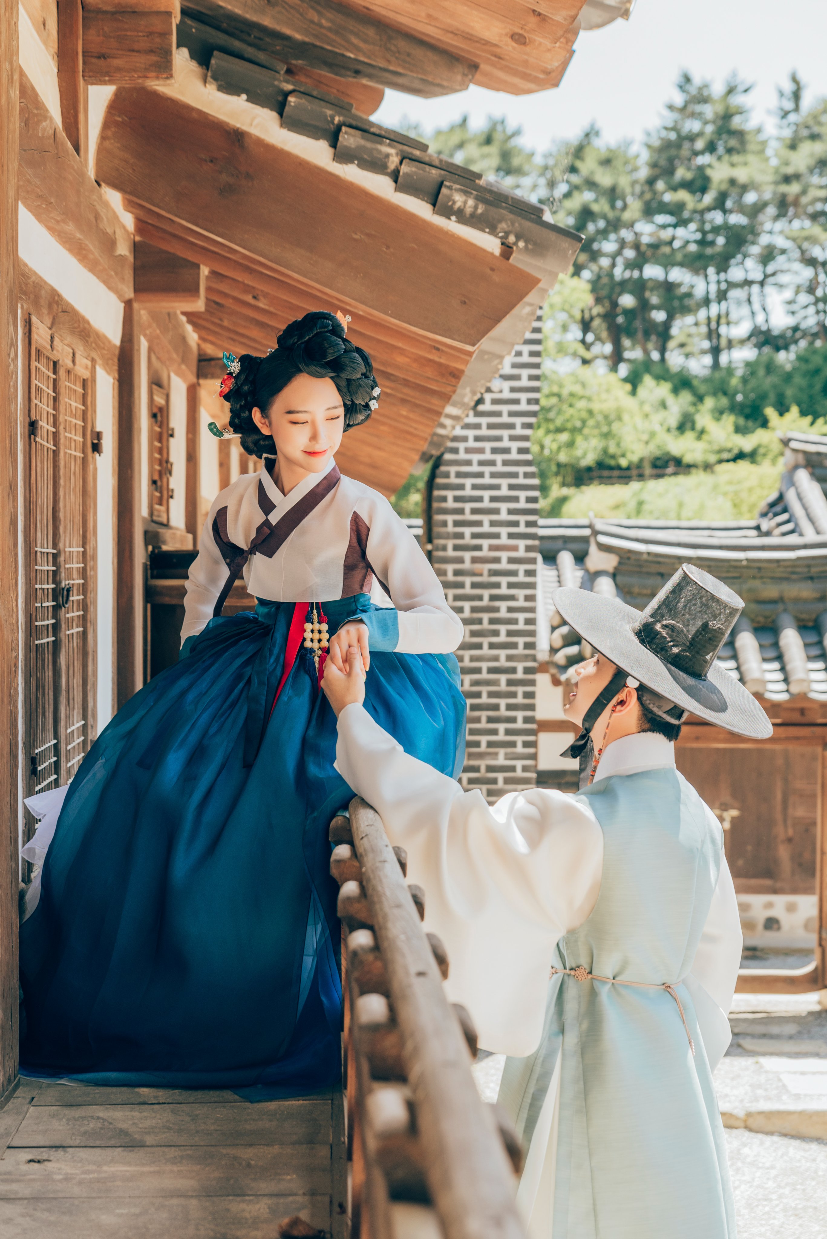 현대에도 인기 많은 미인도 한복 색조합 | 인스티즈