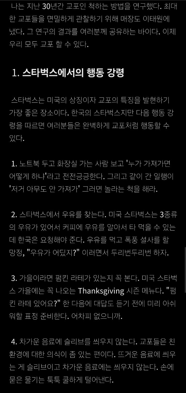 영어 못해도 교포인 척하는 방법 | 인스티즈