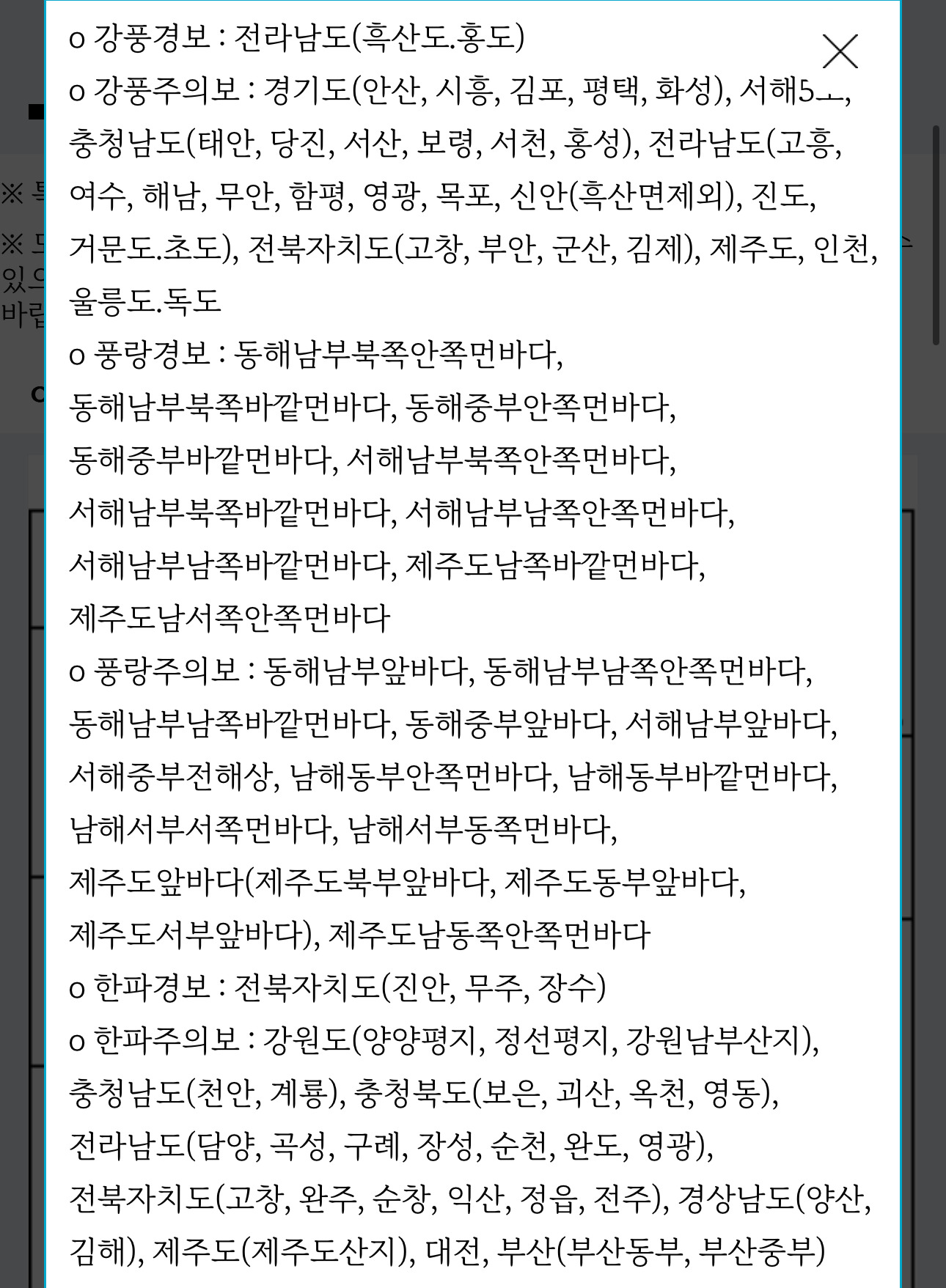 한파 특보 발효된 지역 | 인스티즈