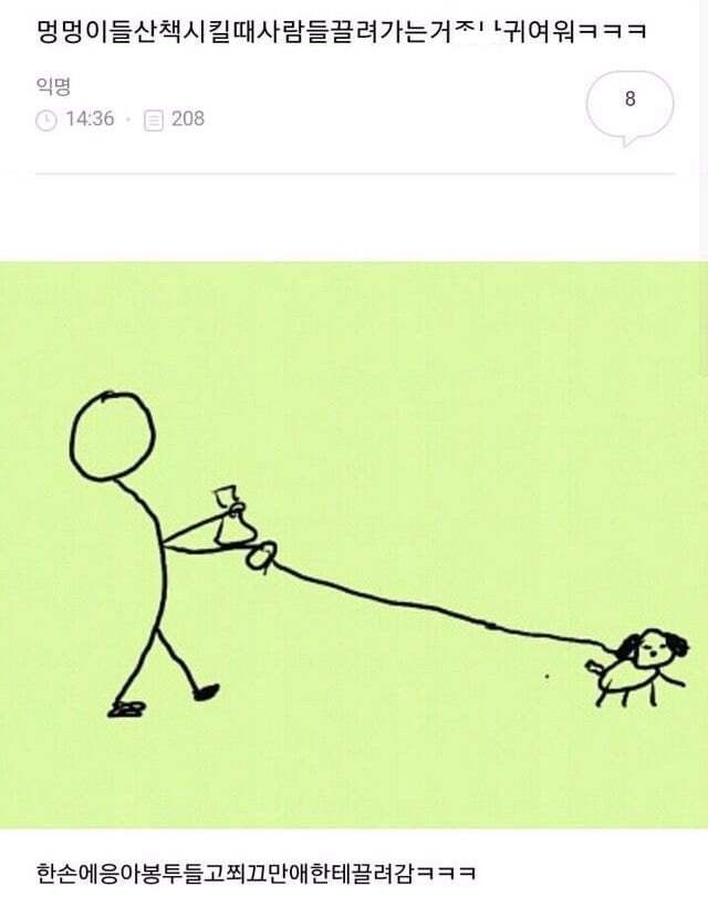 아빠가 개새랑 외출했다고 사진 보내줌 | 인스티즈