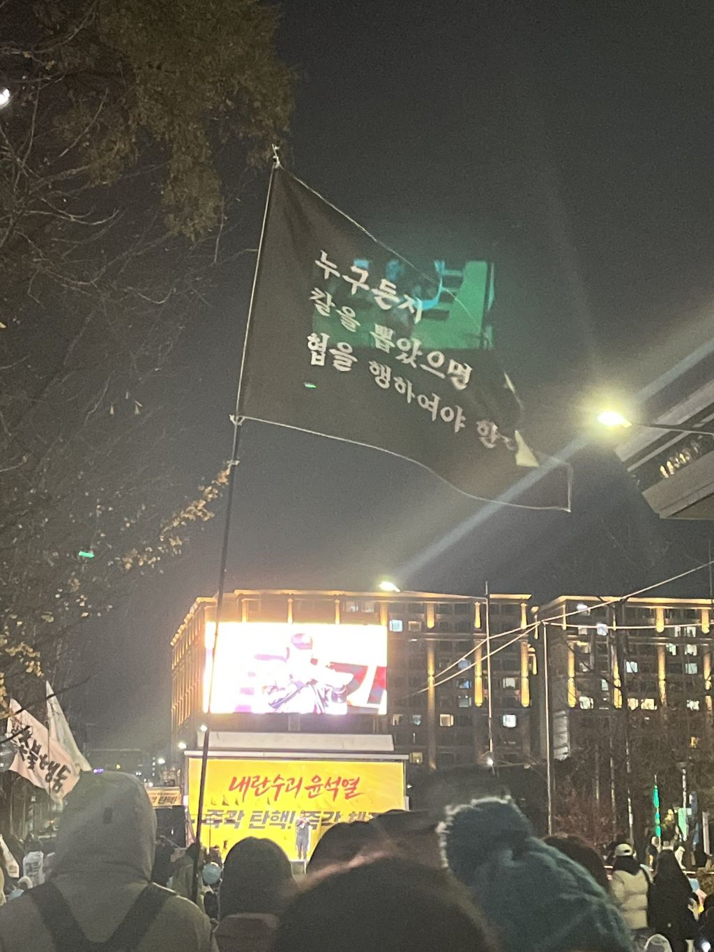 탄핵 시위= 대짱잼 깃발 대회 | 인스티즈