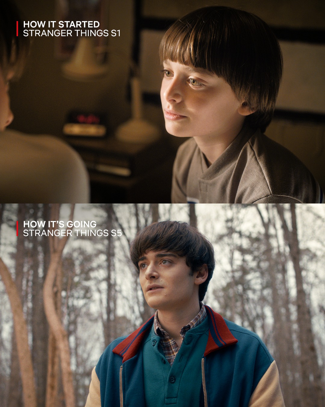 넷플이 올린 '기묘한 이야기' 애들 9년전과 현재 | 인스티즈