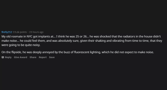 [레딧] 청각장애였다가 소리를 듣게된 사람들아, 소리 안날줄 알았는데 나서 놀랐던 물건이 뭐야? | 인스티즈