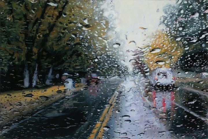 믿을 수 없을 정도로 사실적인 비오는 날 그림 | 인스티즈