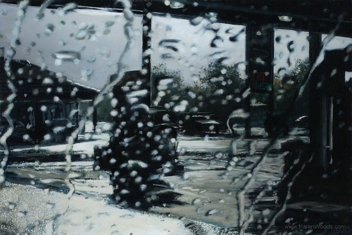 믿을 수 없을 정도로 사실적인 비오는 날 그림 | 인스티즈