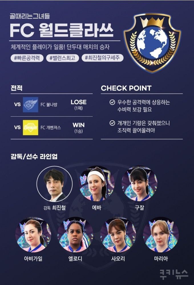 [골때리는그녀들] 아직 최애팀이 없는 사람이라면 꼭 읽어봐야 하는 팀소개 문구 | 인스티즈