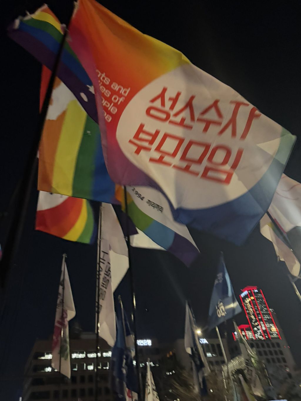 탄핵 시위= 대짱잼 깃발 대회 | 인스티즈