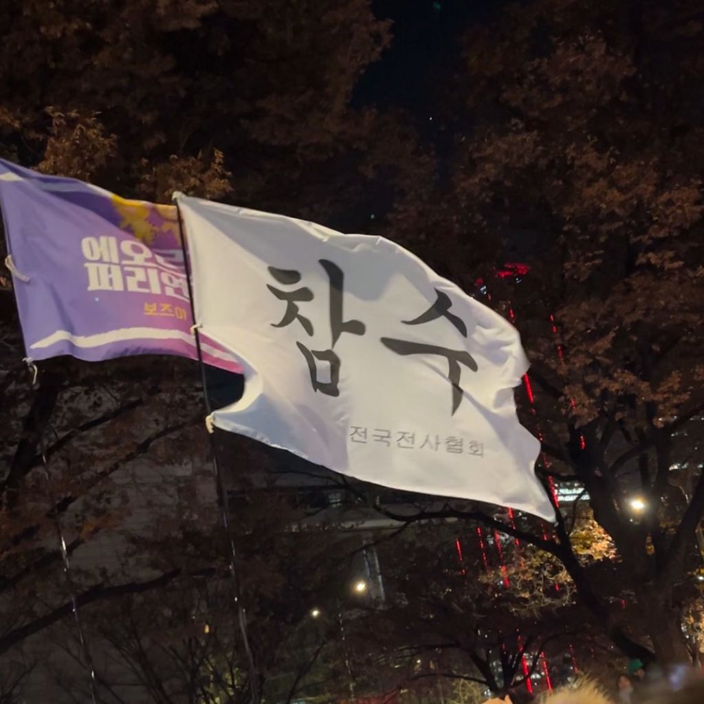 탄핵 시위= 대짱잼 깃발 대회 | 인스티즈