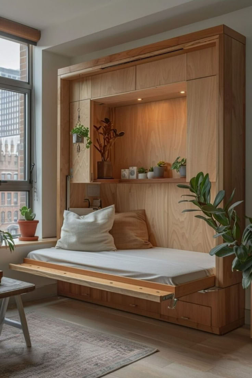 공간활용으로 좋을것 같은 접었다 펴는 접이식 침대 | 인스티즈