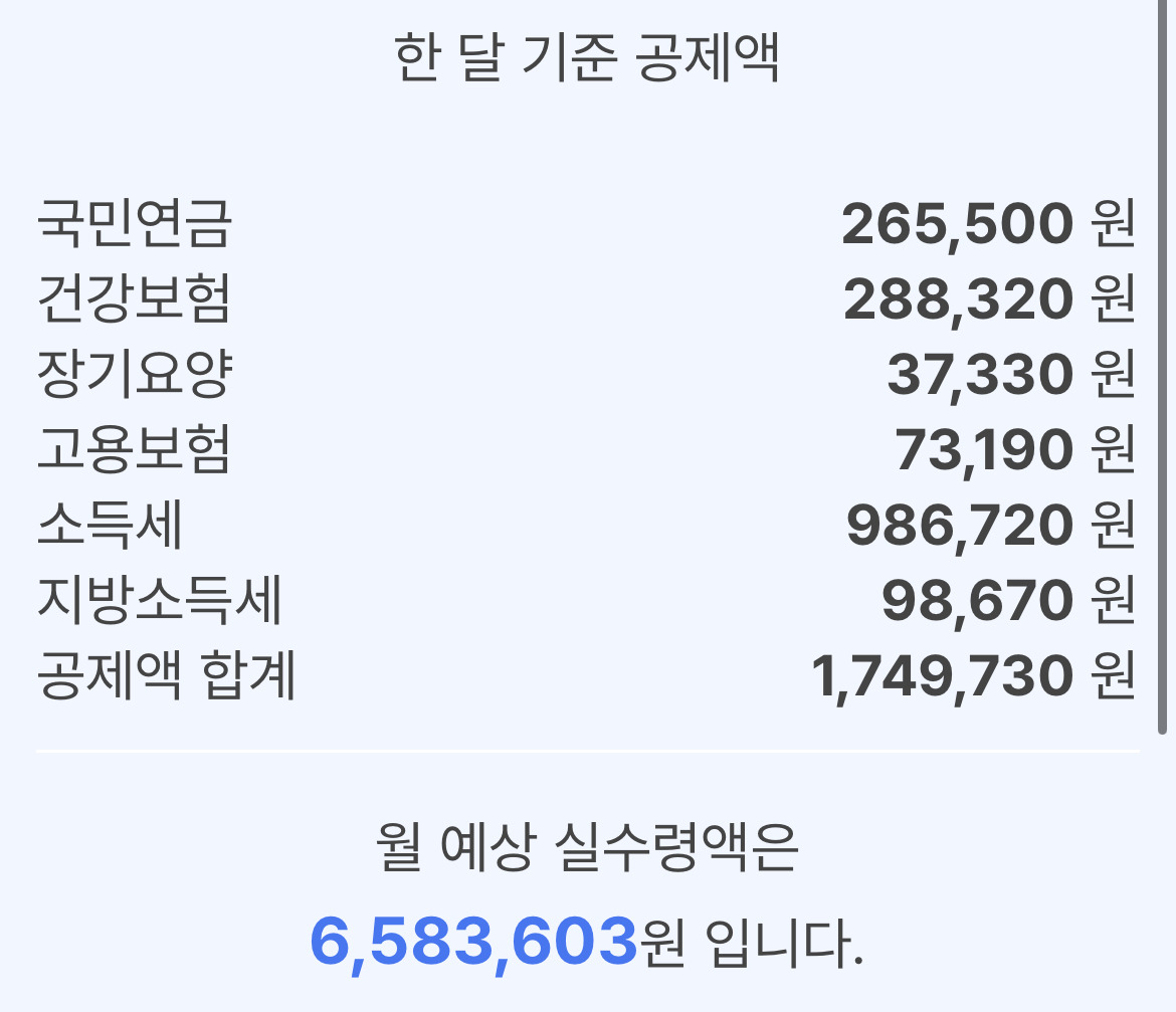 25년 기준 연봉 1억 월급 실수령.jpg - 악플달면 쩌리쩌려버려 - ＊여성시대＊ 차분한 20대들의 알흠다운 공간