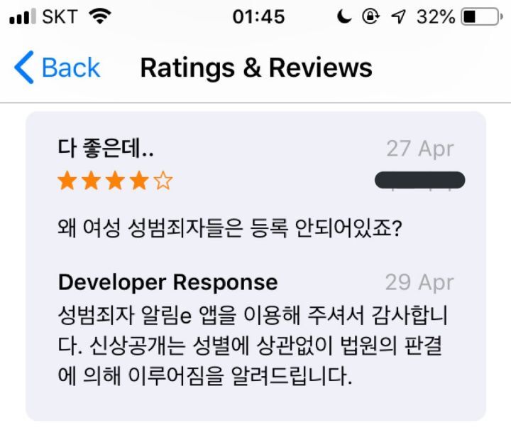 왜 여성 성범죄자들은 등록이 안되어있죠? | 인스티즈