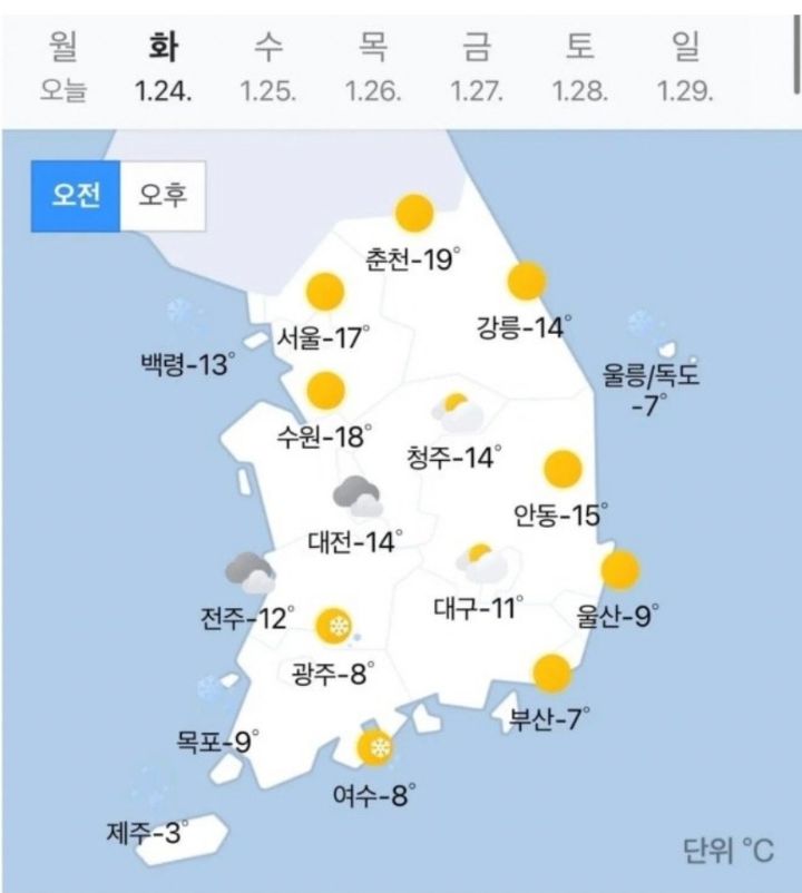 오늘 한파가 역대 최강인 이유 | 인스티즈