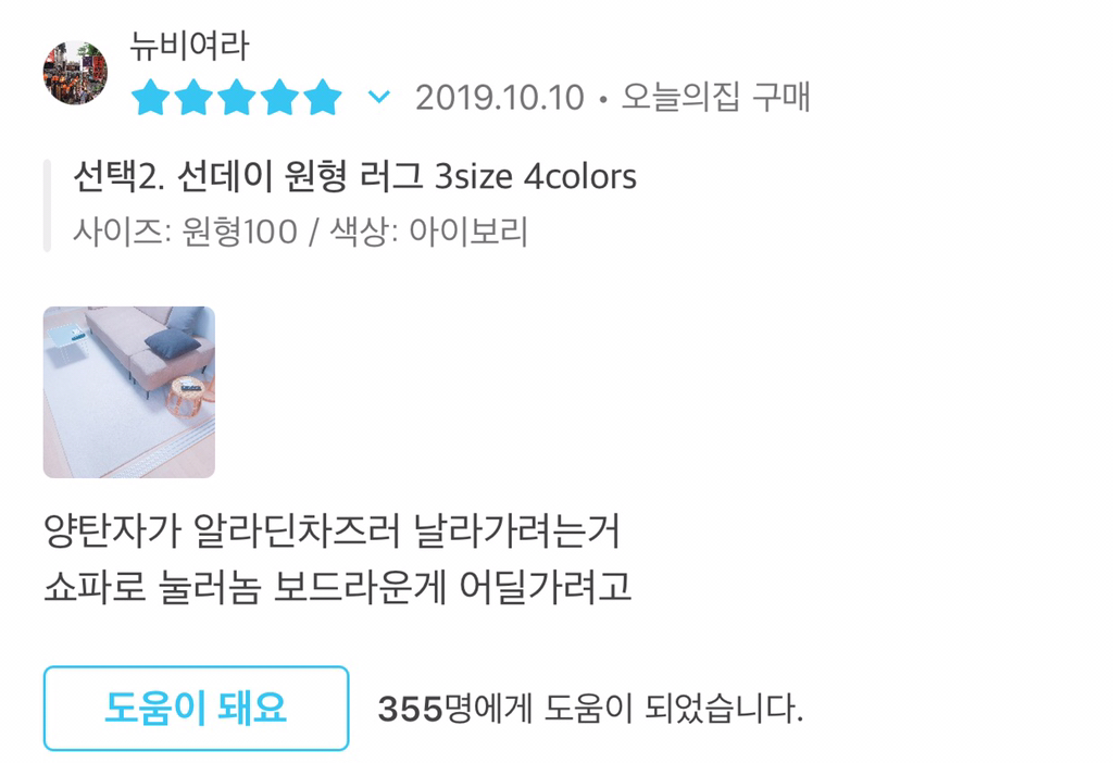 오늘의 집 웃긴 리뷰 모음 | 인스티즈