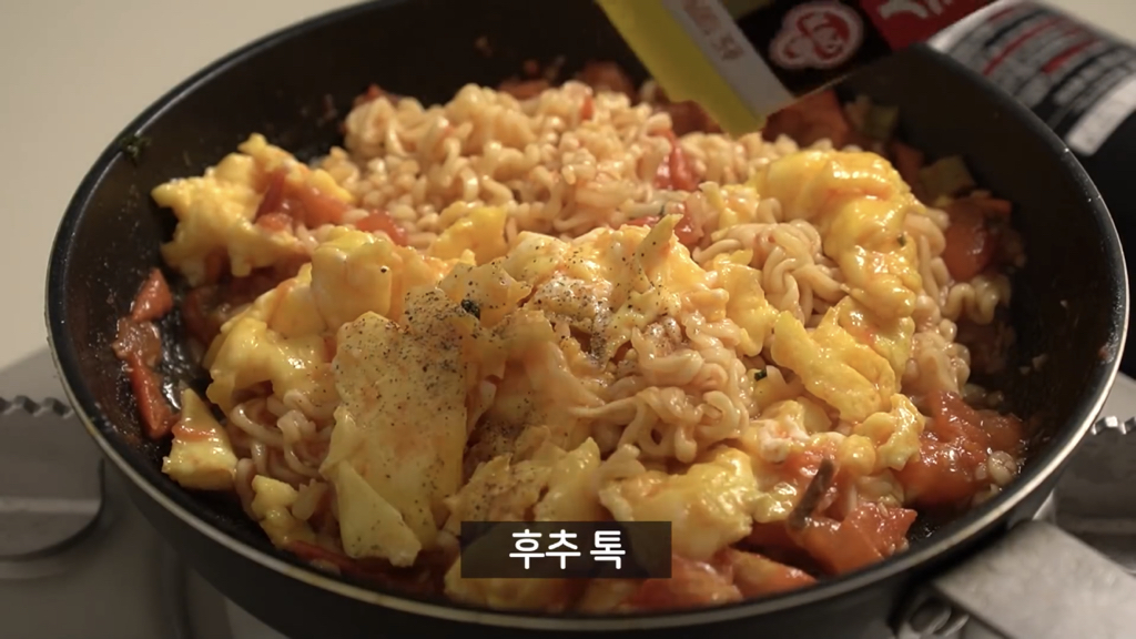 생각보다 맛있다는 토마토 달걀 라면 | 인스티즈