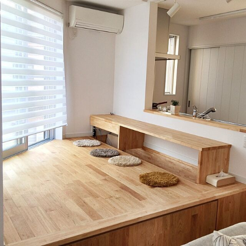 집평수 넓으면 만들어두고 싶은 거실이나 방에 한단 높은 작은 휴식공간 만들기 | 인스티즈