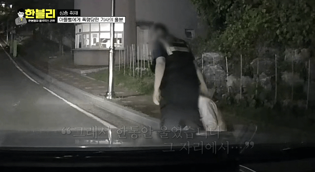 20대 남자한테 폭행당하는 택시기사 비명소리 (충격주의).jpg | 인스티즈