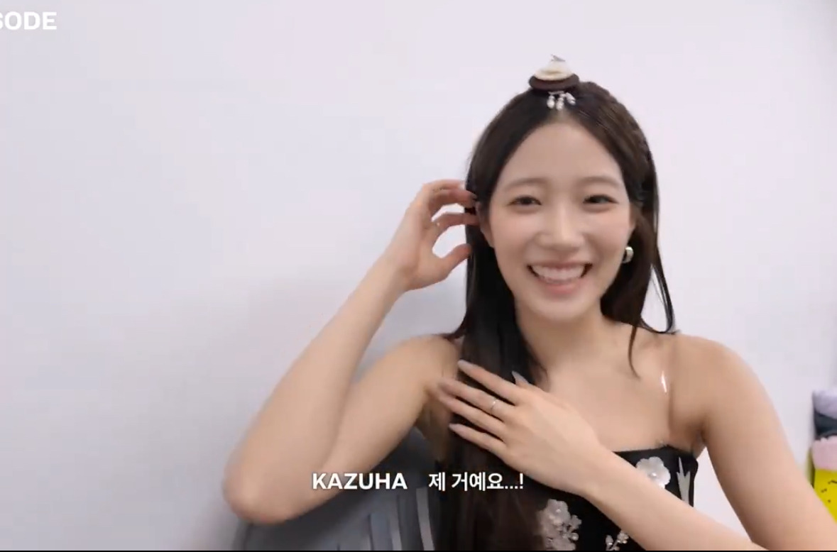 대통령 육성공지 들은 르세라핌 반응 ㅋㅋ (귀걸이 사건) | 인스티즈