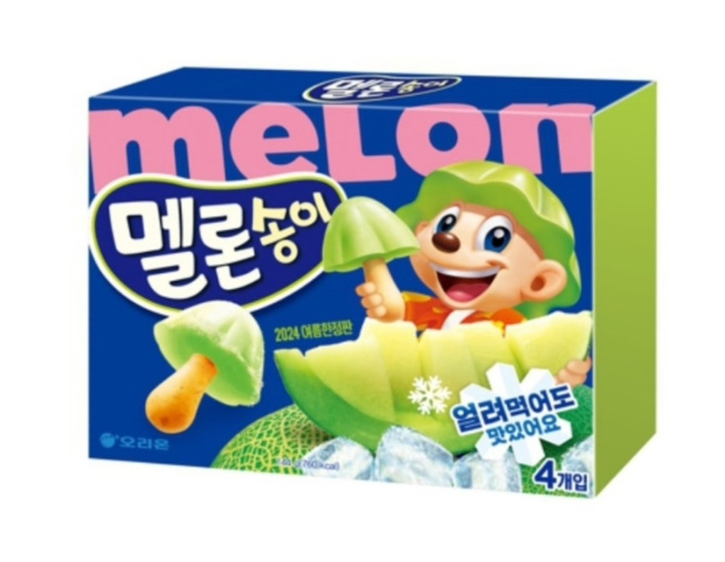 여름 한정판으로 출시 예정이라는 오리온 과자 '멜론송이' | 인스티즈