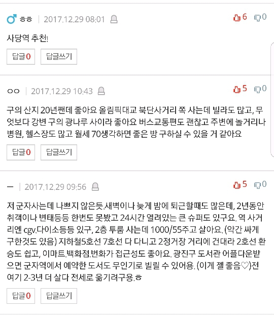 서울에서 여자혼자 살기좋은 지역 | 인스티즈