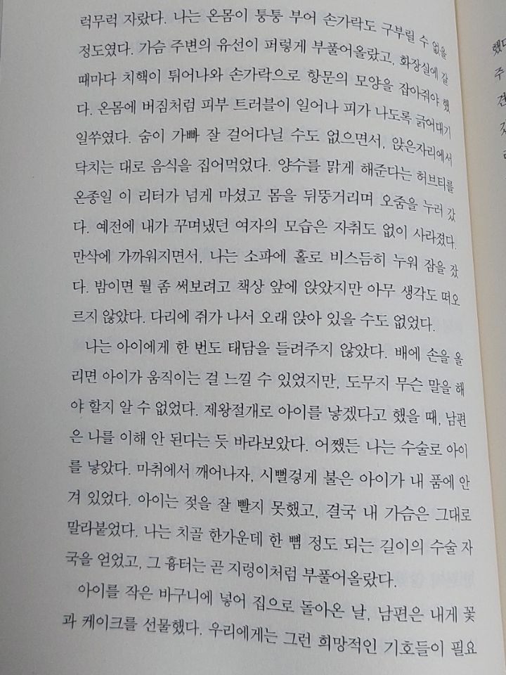 행복한 신부였다가 임신/출산 겪는 묘사 읽는데 너무 괴롭다.. | 인스티즈