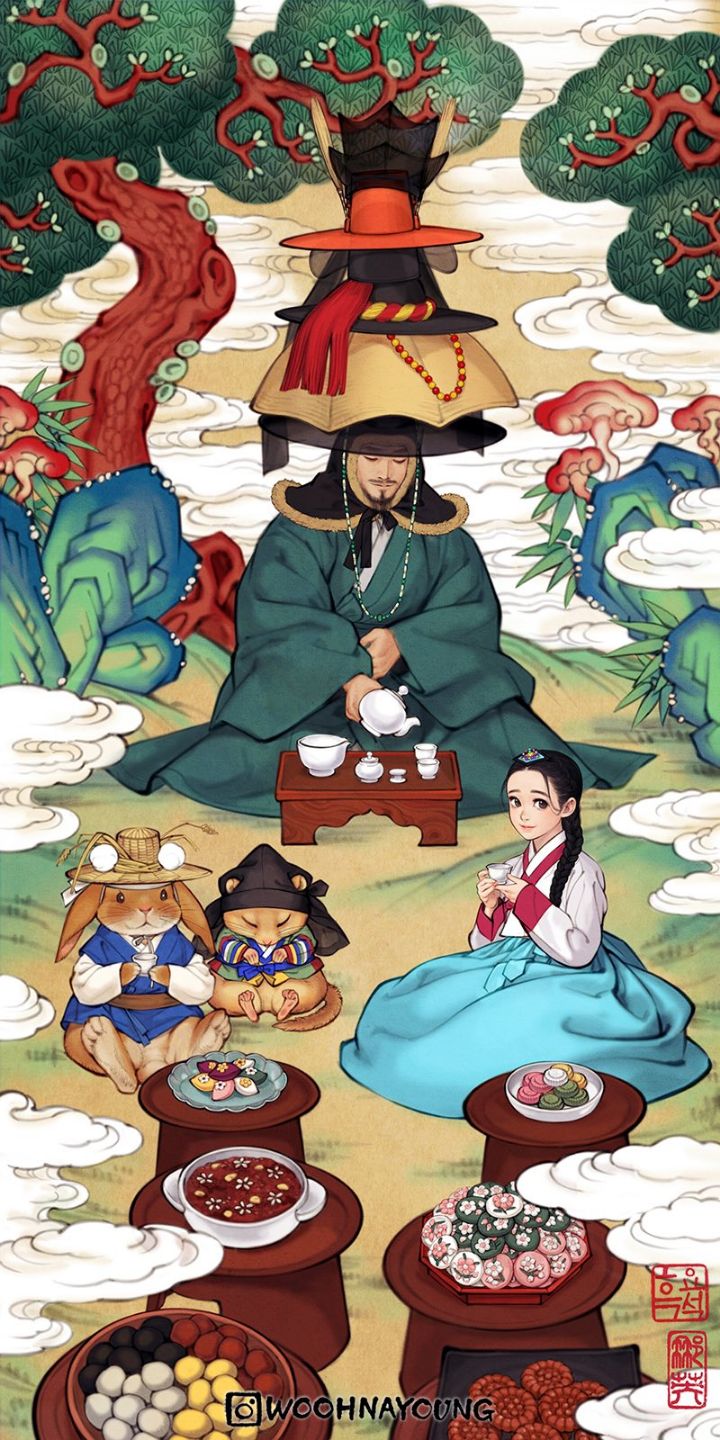 이상한 나라의 앨리스 티파티 한복 버전 | 인스티즈