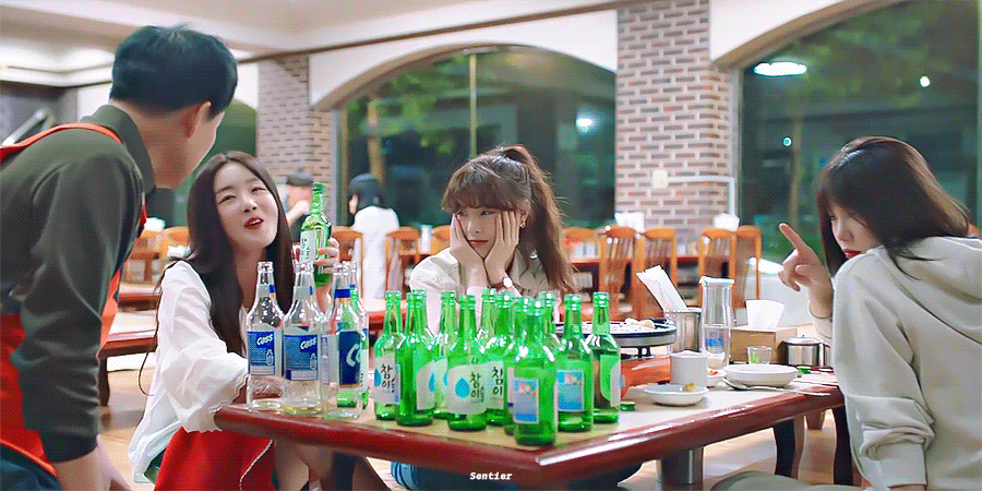 실제로 술 마시면서 촬영했다는 드라마.gif | 인스티즈