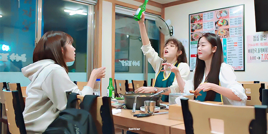 실제로 술 마시면서 촬영했다는 드라마.gif | 인스티즈