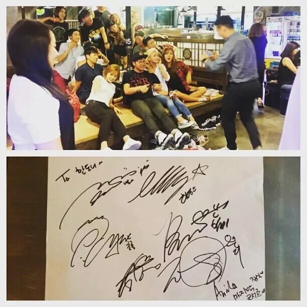 술집가서 싸인까지 취해버린 아이돌들 | 인스티즈