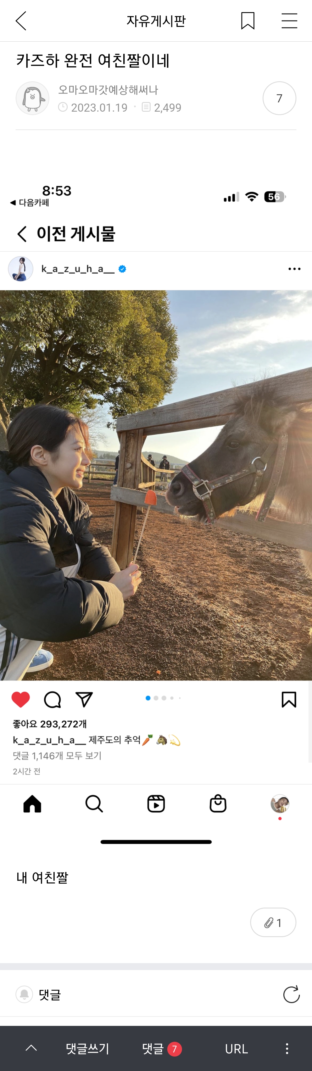 여시 캡쳐 몇개 | 인스티즈