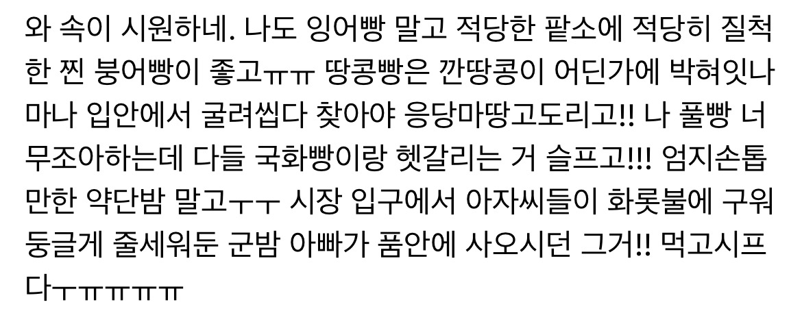 소신발언 붕어빵에 팥소 이래도 되나 싶을정도로 빵빵하게 넘쳐흐르게 터질듯 넣어주는거 별로 (+땅콩빵) | 인스티즈