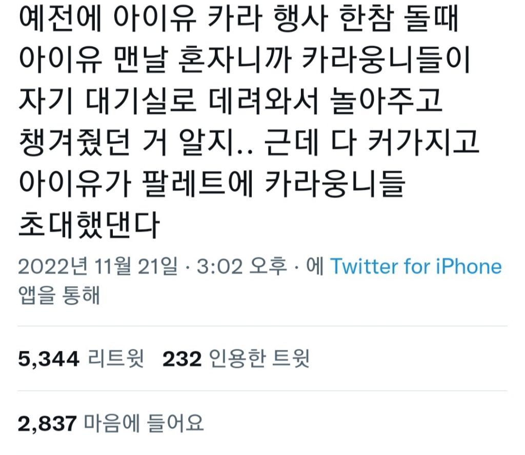 카라 아이유 활동시절 인연.jpg | 인스티즈