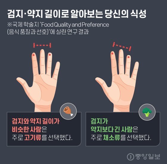 손가락 길이로 식성을 알수있음.jpg | 인스티즈