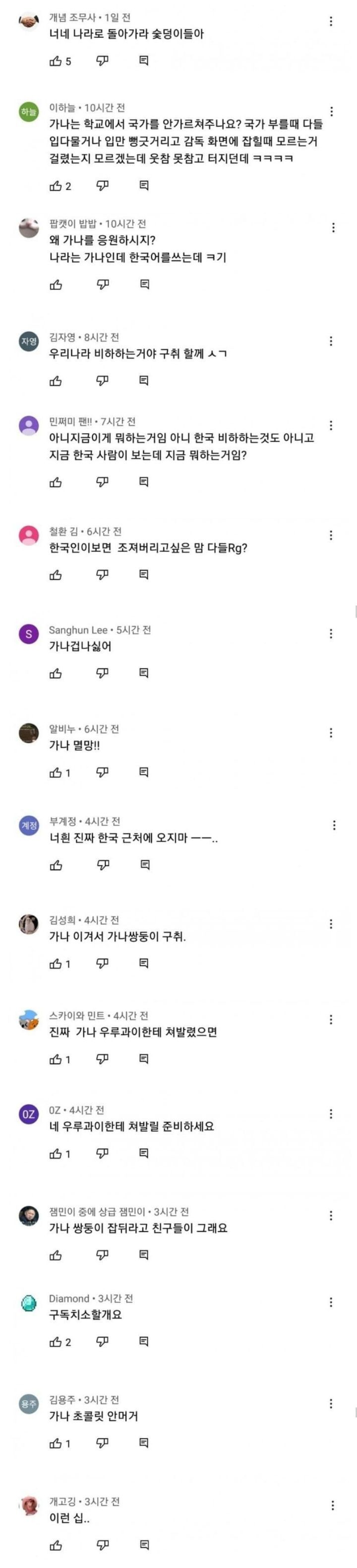 가나 유튜버 가나 응원했다고 사과함 | 인스티즈