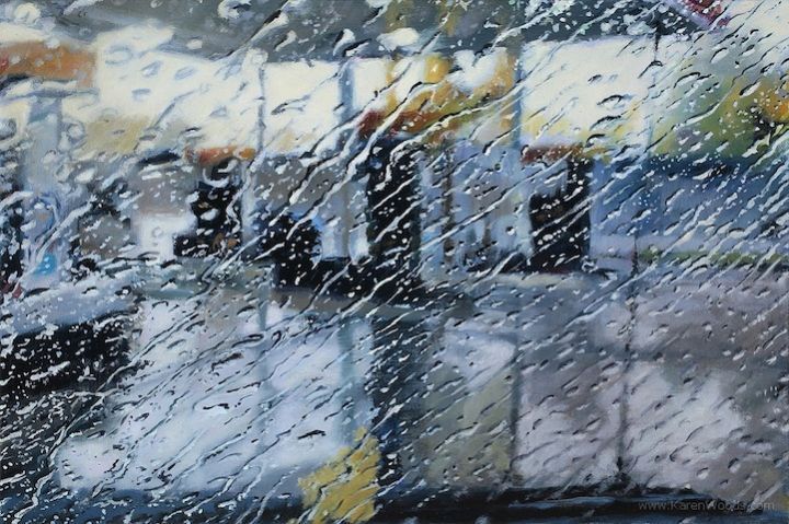 믿을 수 없을 정도로 사실적인 비오는 날 그림 | 인스티즈