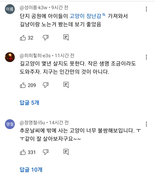 예전과 달라진 길고양이 급식소 겨울집 여론 | 인스티즈