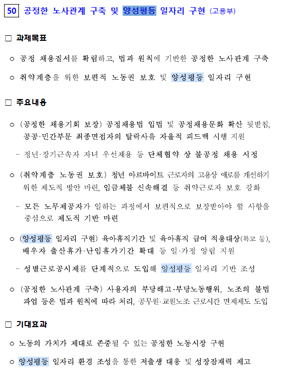국정과제에 여성의 안전을 명시한 이재명 정부(+역대 정부와의 비교 포함) | 인스티즈