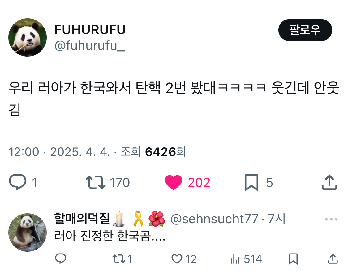 판다월드 아이바오랑 러바오도 탄핵 두 번 겪음 | 인스티즈